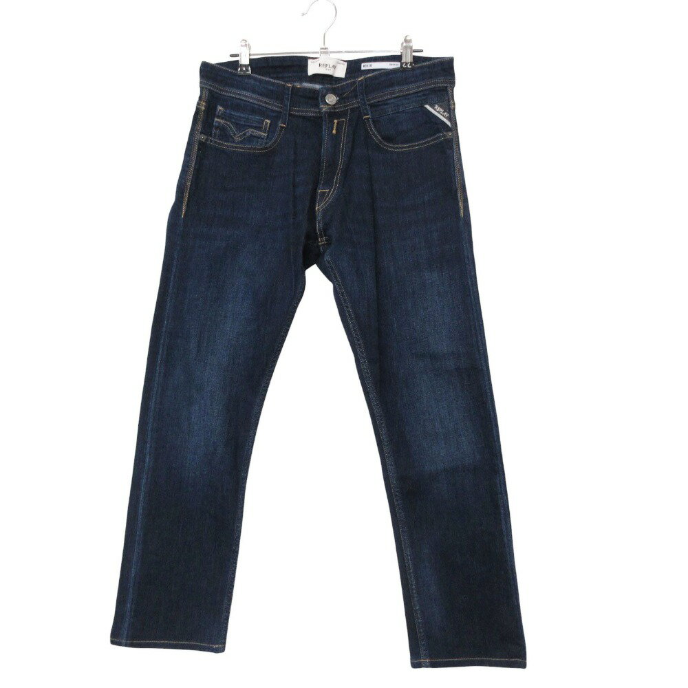 乐天商城 - REPLAY リプレイ デニムパンツ ROCCO ジーンズ ストレッチ コンフォートフィット インディゴ W29 メンズ 【中古】