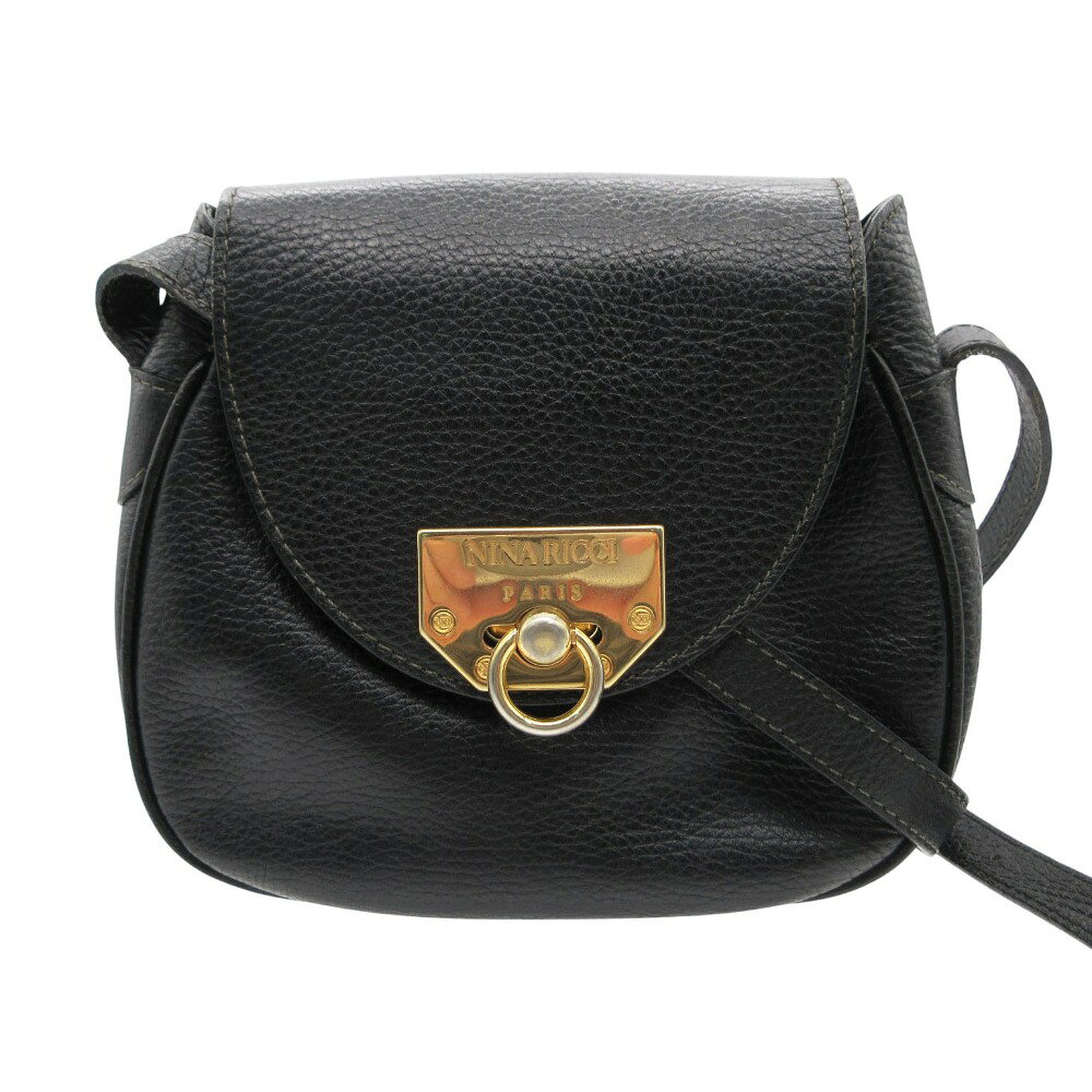 美品　ニナリッチヴィンテージ　ショルダーバッグ　黒 楽天市場】ニナリッチ NINA RICCI チェーン ショルダーバッグ ブラック