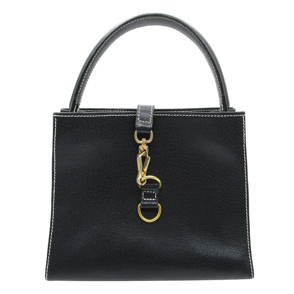 乐天商城 - JUNKO SIMADA ジュンコシマダ ハンドバッグ トートバッグ レザー カバン 鞄 ネイビー レディース 【中古】
