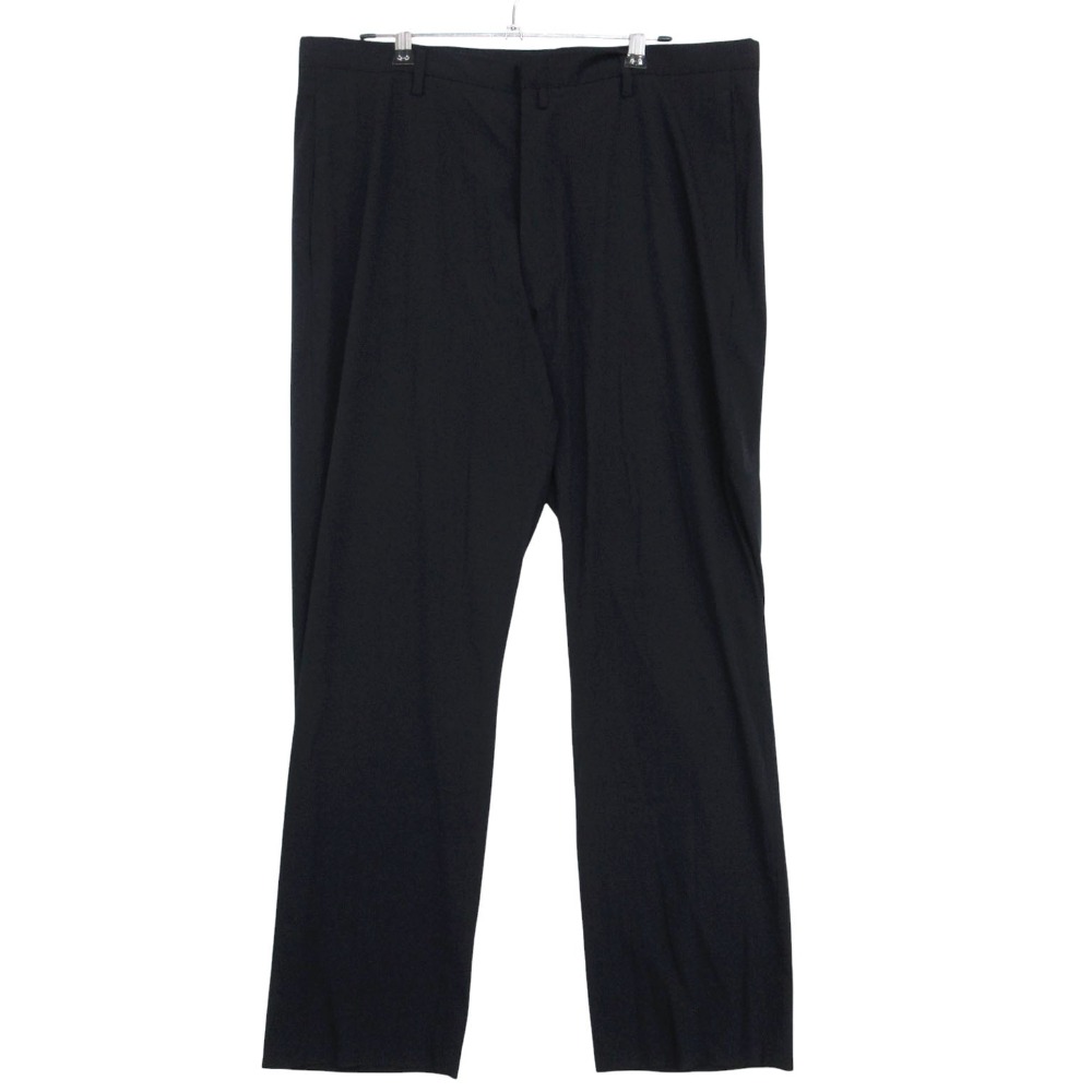 Rakuten - JIL SANDER ジルサンダー パンツ ヴァージンウール ノータック トラウザーパンツ スラックス ネイビー 50【L】 メンズ 【中古】