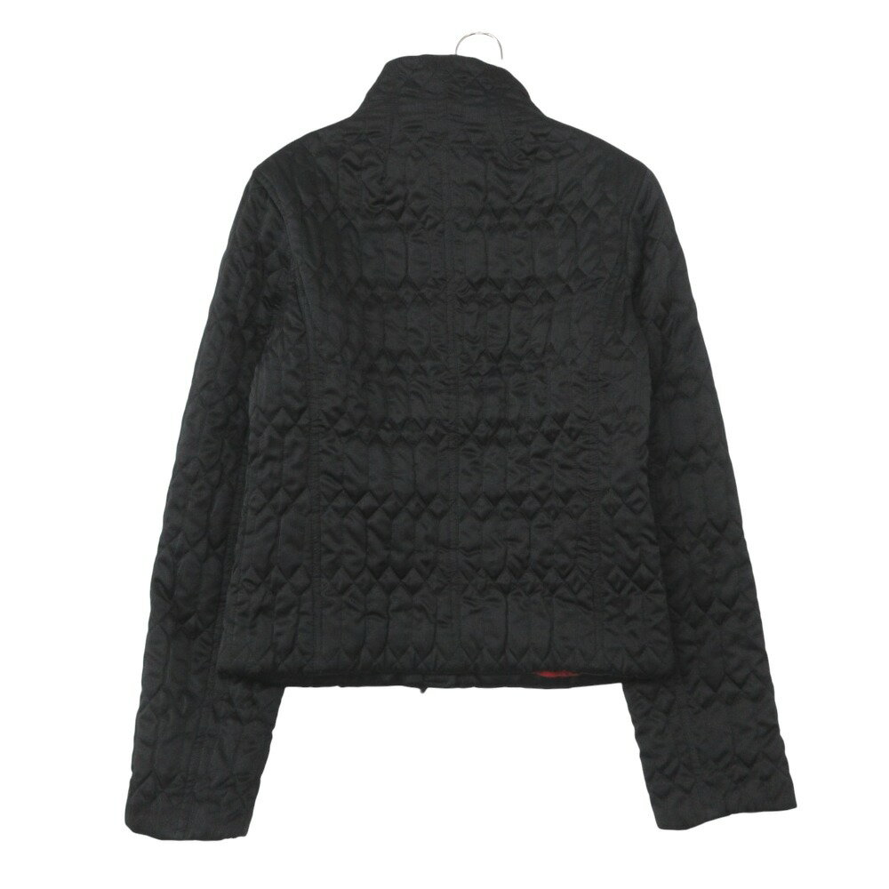 ARMANI EXCHANGE アルマーニエクスチェンジ ブルゾン キルティング 中綿 ジャケット アウター ジップアップ ブラック S レディース 【中古】