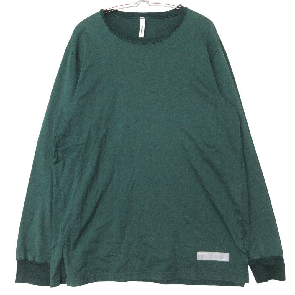 乐天商城 - ATTACHMENT アタッチメント 長袖Tシャツ コットン ダークグリーン クルーネック 長袖 ロンT トップス グリーン 2【M】 メンズ 【中古】