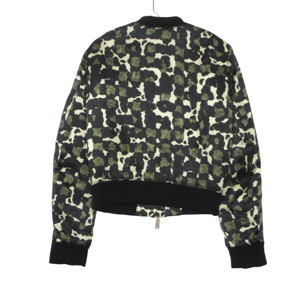 DSQUARED2 ディースクエアード ブルゾン カモフラ ジップアップ アウター ジャケット カーキ 36【S】 レディース 【中古】