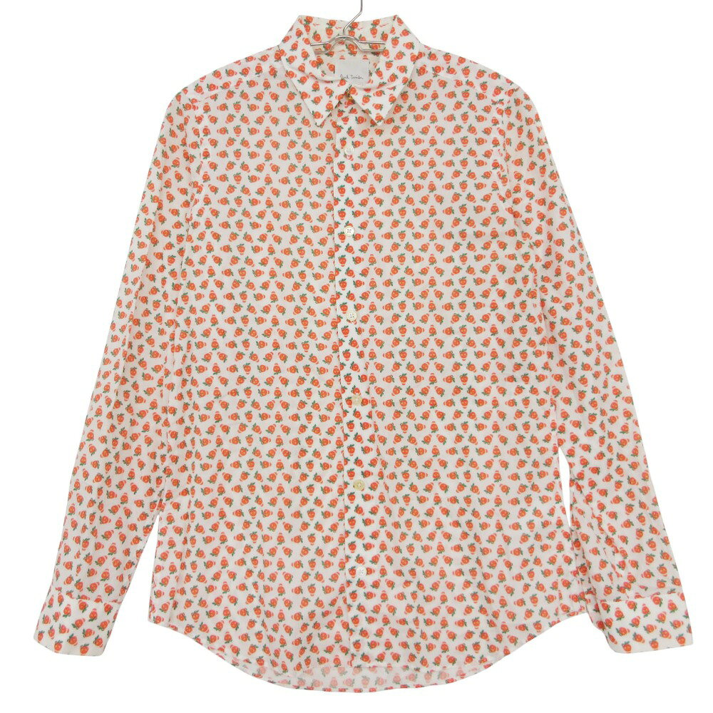 Rakuten - Paul Smith ポール・スミス 長袖シャツ ストロベリー スカル カットソー トップス ホワイト系 S【S】 メンズ 【中古】