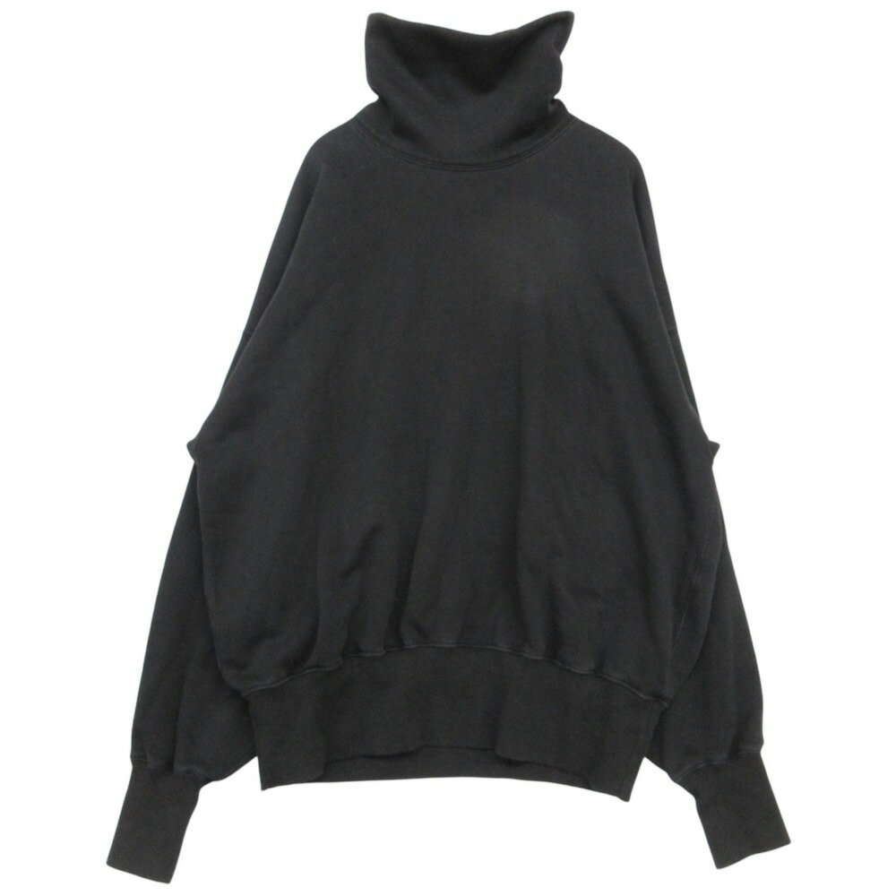 Adam et Rope' アダムエロペ スウェット Volume Sleeve BrushedBack Sweat ボリュームスリーブ 裏起毛 トレーナー ハイネック オーバー..