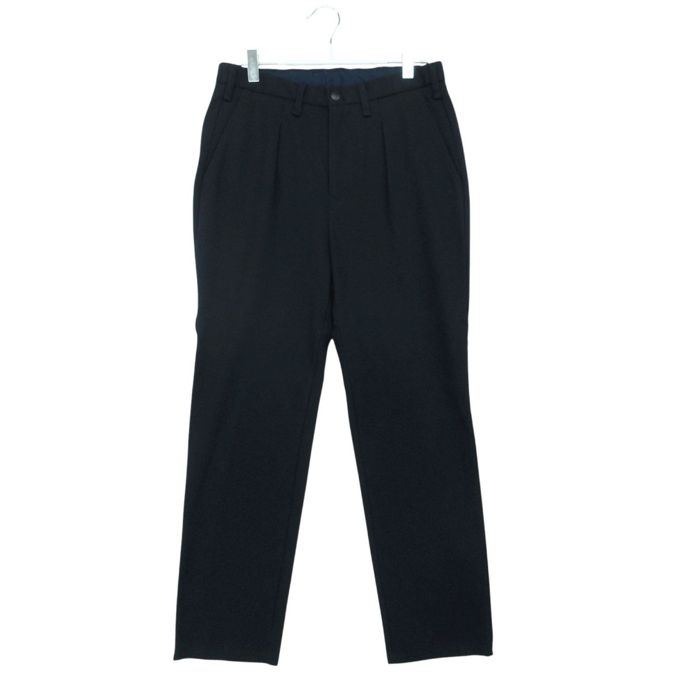 Rakuten - CURLY カーリー パンツ ストレッチ スラックス タック トラウザーズ ボトムス ネイビー 1 メンズ 【中古】