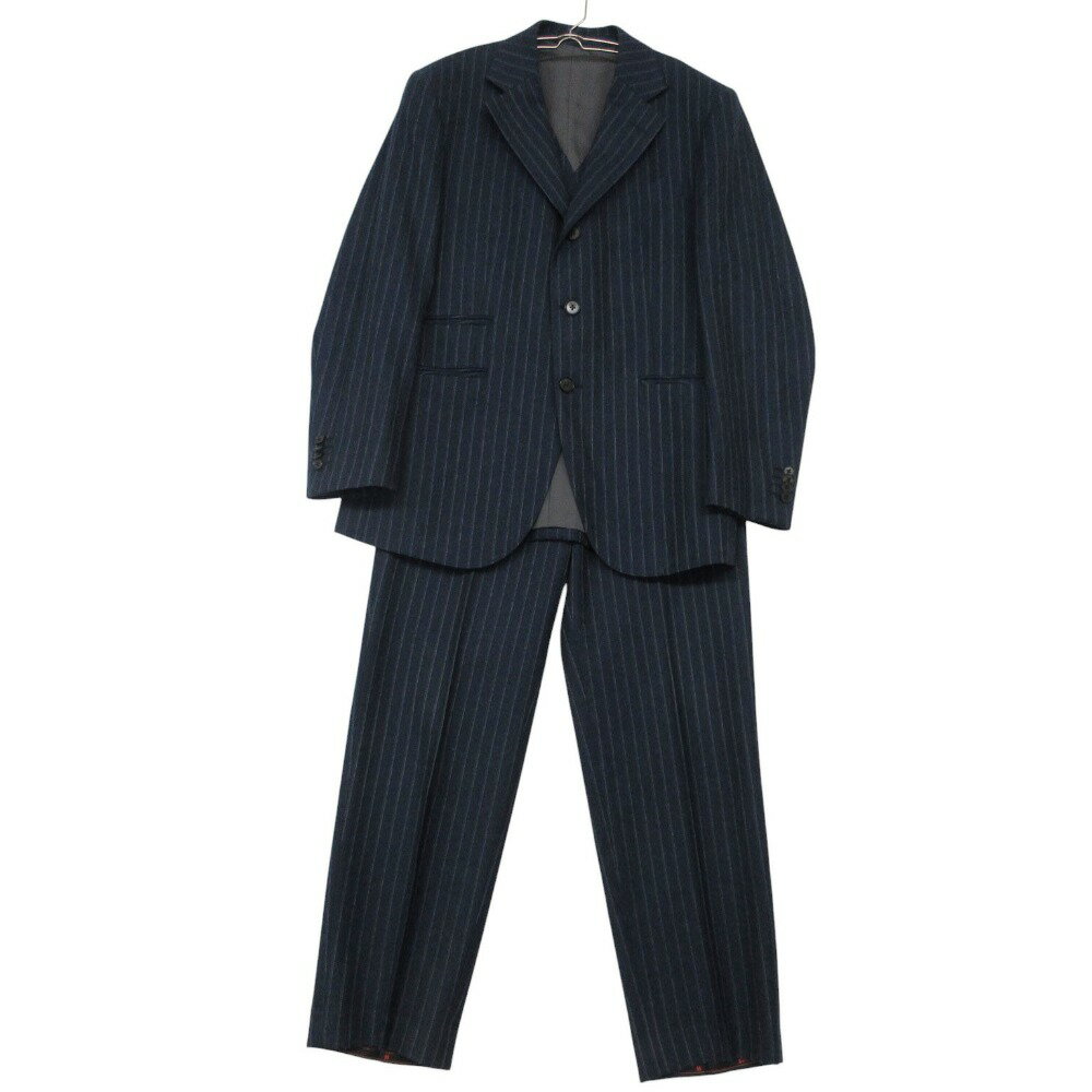 Other - 美品 HARRISONS ハリソンズ スーツ スリーピース 3ピース セットアップ 3B ジャケット ベスト スラックス パンツ ネイビー メンズ 【中古】