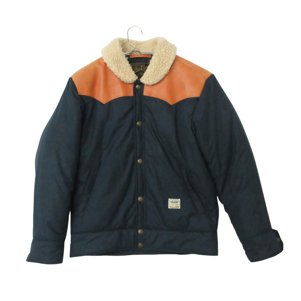 定価64800円 CALEEウールレザージャケット M CALEE】【COWHIDE LEATHER JACKET】【日本製】【アウター】キャリー