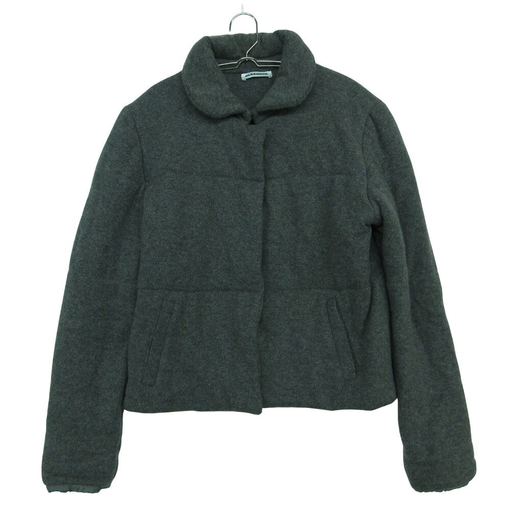 JIL SANDER ジルサンダー ブルゾン カシミヤ100% 中綿ジャケット アウター グレー ...