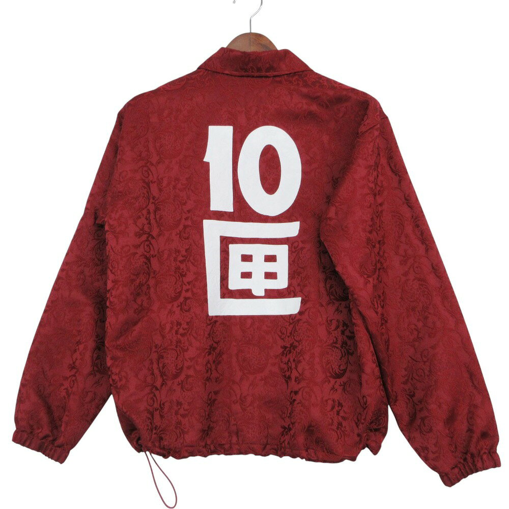 Rakuten - 新品同様 24AW TENBOX 10匣 テンボックス ブルゾン コーチジャケット OG LOGO COACH JACKET レッド S メンズ