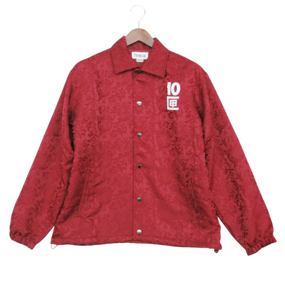 Rakuten - 新品同様 24AW TENBOX 10匣 テンボックス ブルゾン コーチジャケット OG LOGO COACH JACKET レッド M メンズ