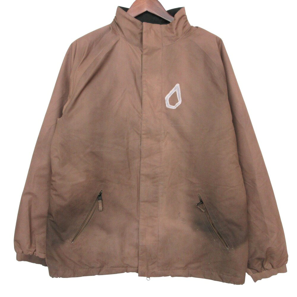 Rakuten - VOLCOM ボルコム ブルゾン スノーウェア スノージャケット スノボウェア スキーウェア 上 防寒 ウインタースポーツ ブラウン M メンズ 【中古】