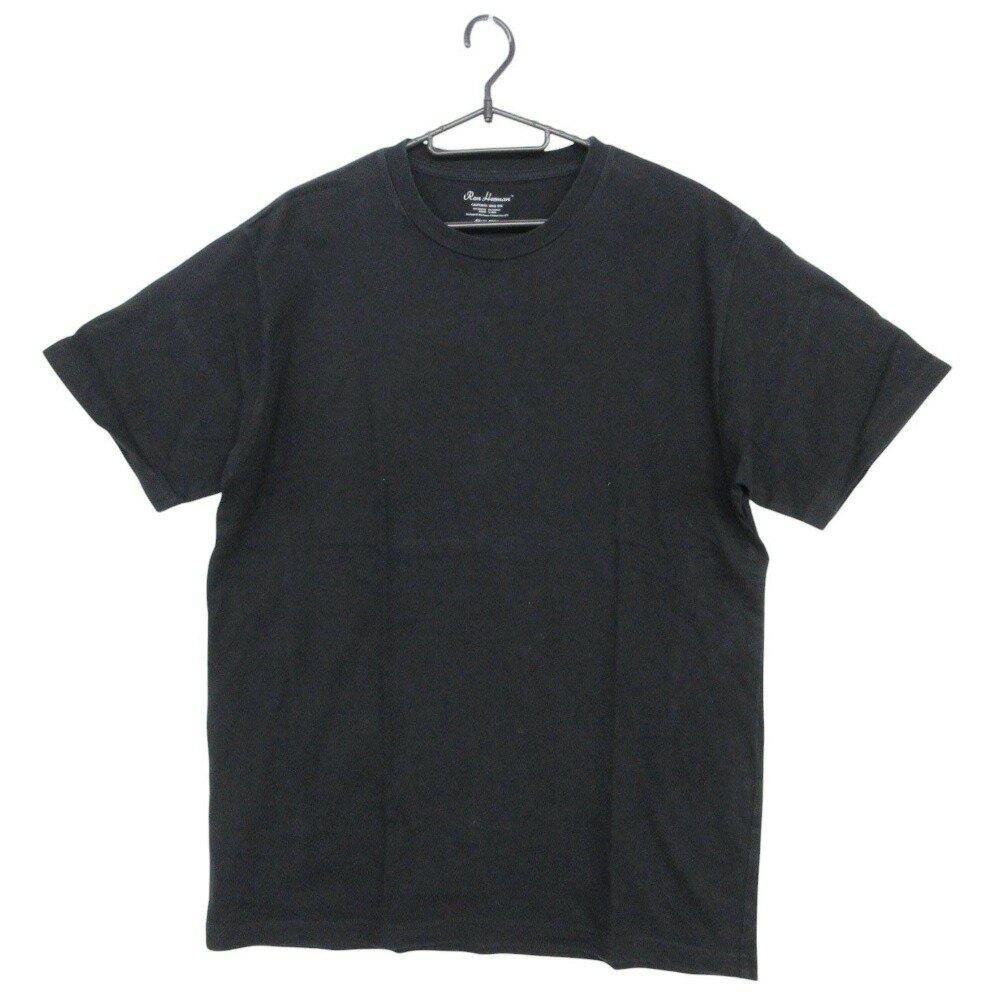 Rakuten - Ron Herman ロンハーマン 半袖Tシャツ コットン ジャージー クルーネック トップス FK-1 ブラック S メンズ 【中古】