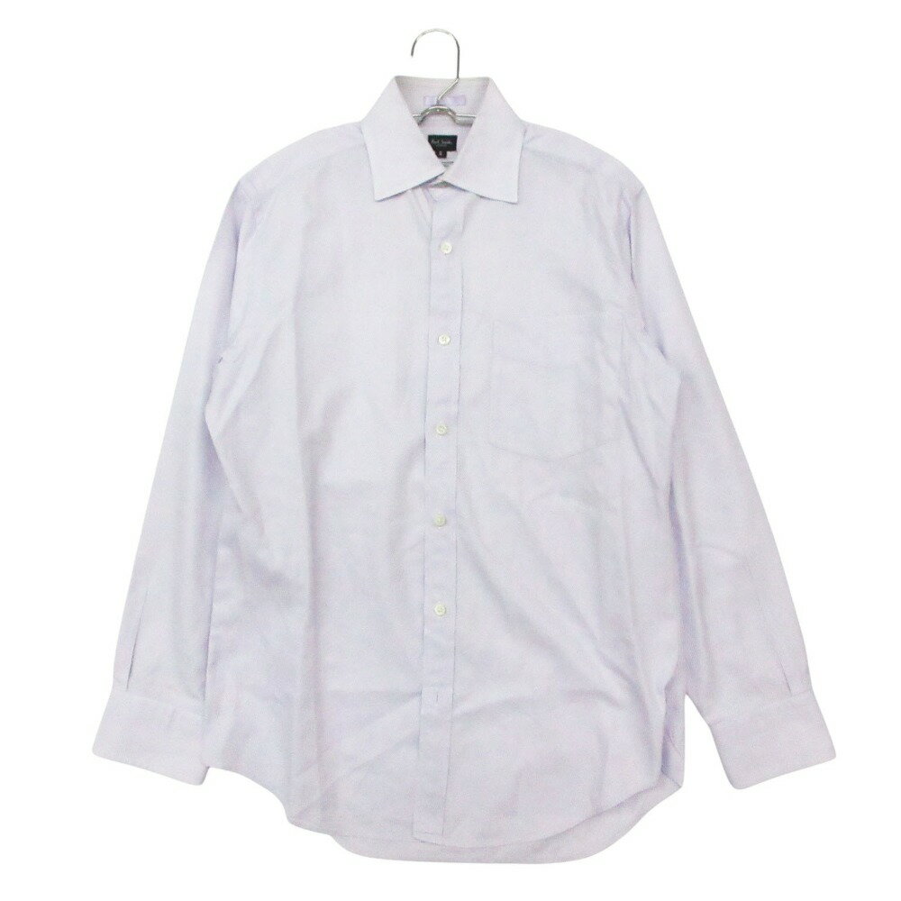 Rakuten - Paul Smith ポール・スミス 長袖シャツ ストライプ ワイシャツ ドレスシャツ カットソー トップス FK-1 ライトパープル S メンズ 【中古】