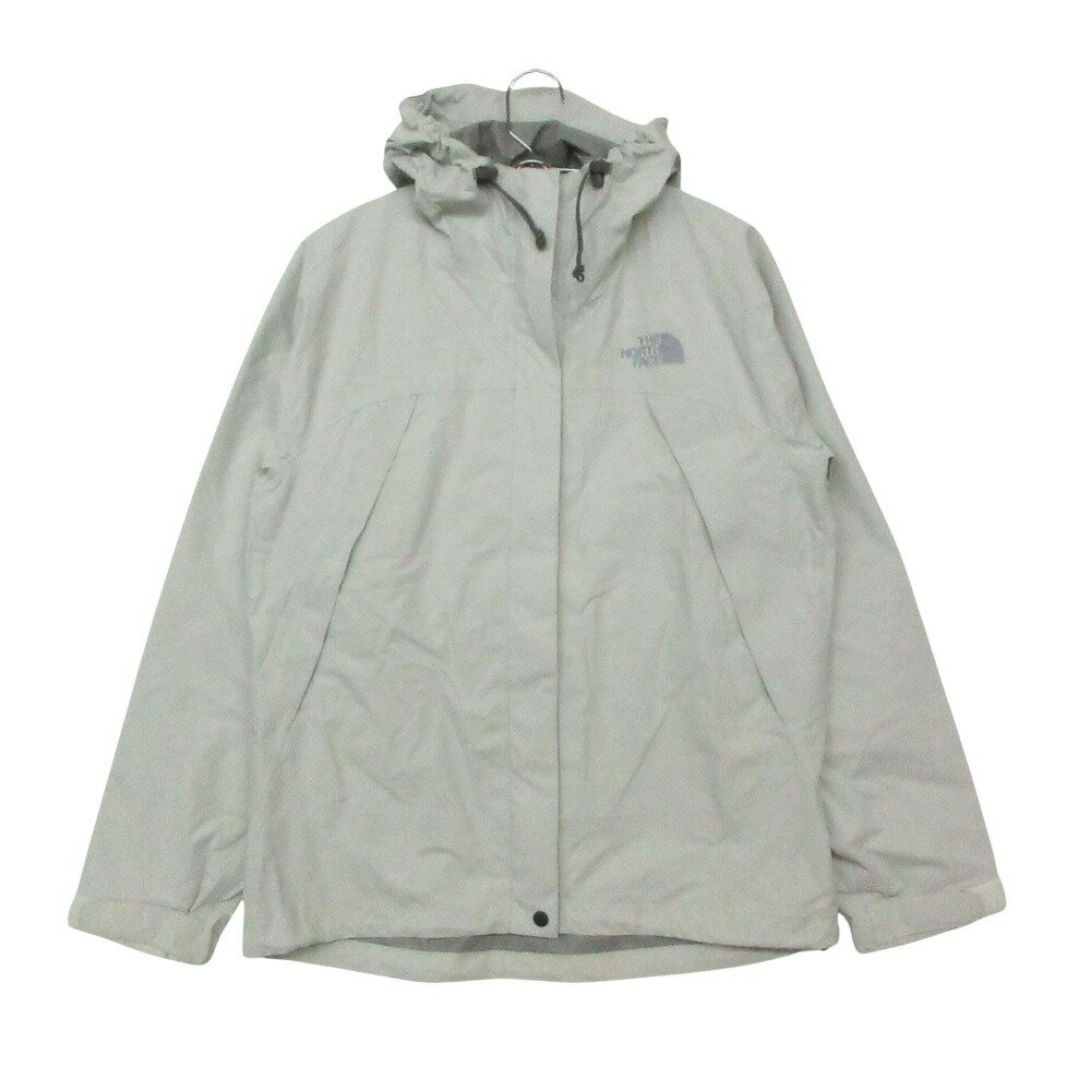 Rakuten - THE NORTH FACE ザ・ノースフェイス マウンテンパーカー Dot Shot Jacket ドット ショット ジャケット ブルゾン ナイロン 軽量 防水 FK-2 ライトグレー M レディース 【中古】