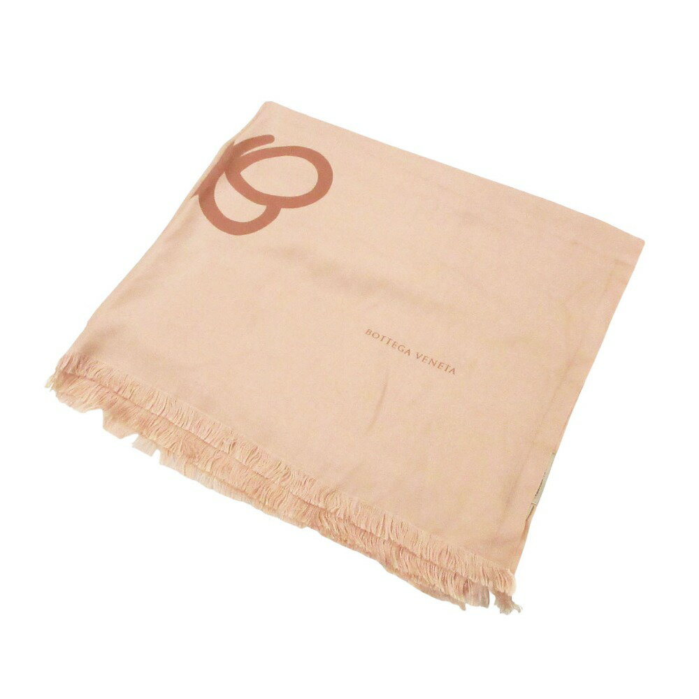 Rakuten - BOTTEGAVENETA ボッテガヴェネタ ストール 大判 シルク バタフライプリント 75×190cm ピンク レディース 【中古】