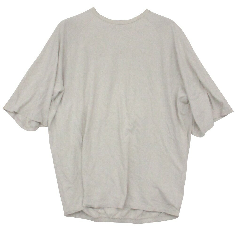 乐天商城 - VU/VUY ブウワイ 半袖Tシャツ ワイド オーバーサイズ ラグラン ヘンプ コットン カットソー オフホワイト 2【M】 メンズ 【中古】