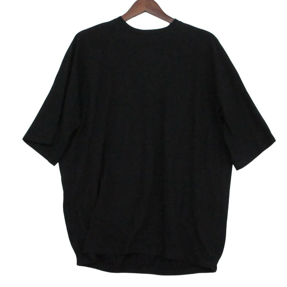 Rakuten - VU/VUY ブウワイ 半袖Tシャツ ワイド オーバーサイズ ヘンプコットン ラグラン カットソー ブラック 2【M】 メンズ 【中古】
