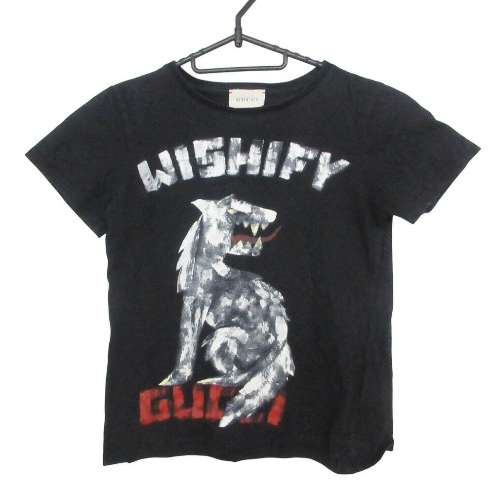 GUCCI キッズ Tシャツ サイズ8 ブラック 楽天市場】gucci tシャツ 中古（カラーブラック）（キッズ・ベビー