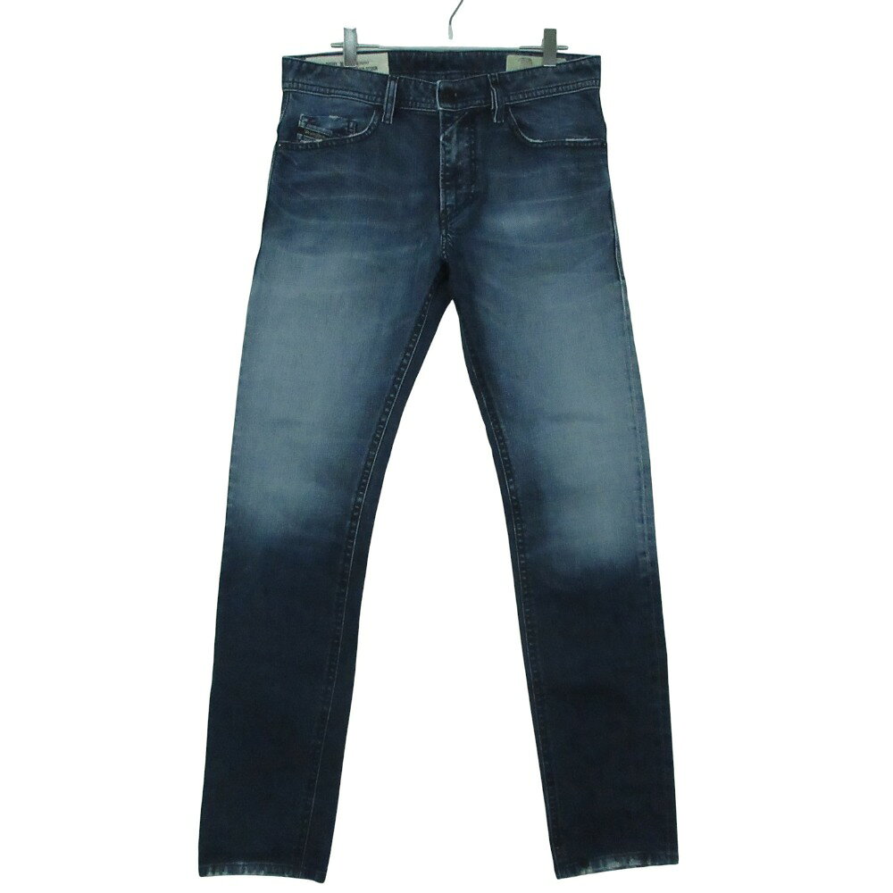 Rakuten - DIESEL ディーゼル デニムパンツ THOMMER-X ウォッシュデニム ベルトループ ストレート ライトブルー W31【L】 メンズ 【中古】