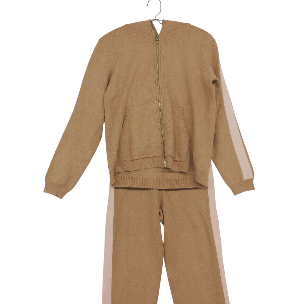 乐天商城 - 美品 Chloe クロエ 4点セット セットアップ キャップ ストール サイドライン ジップアップ パーカー パンツ キッズ 12 150cm 【中古】