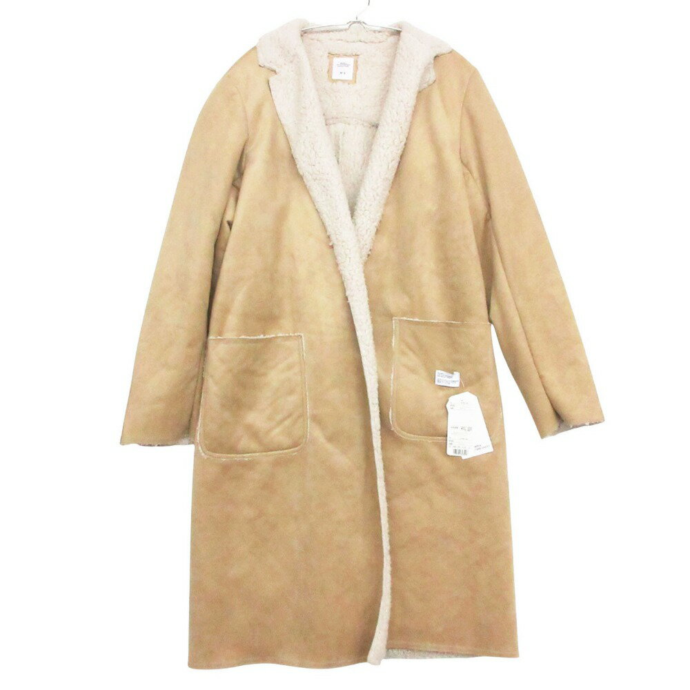 The DUFFER of ST.GEORGE ザダファーオブセントジョージ ダッフルコート ウール チェック裏地 ジャケット トグルボタン アウター ブラウン S メンズ 【中古】