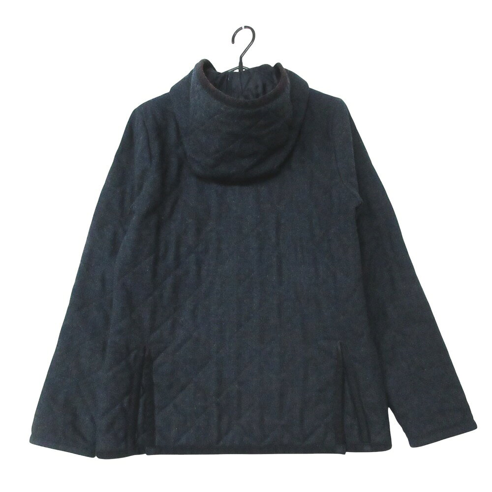 LAVENHAM ラベンハム ブルゾン キルティング ジャケット アウター フーデット 長袖 ネイビー 38【S】 レディース 【中古】