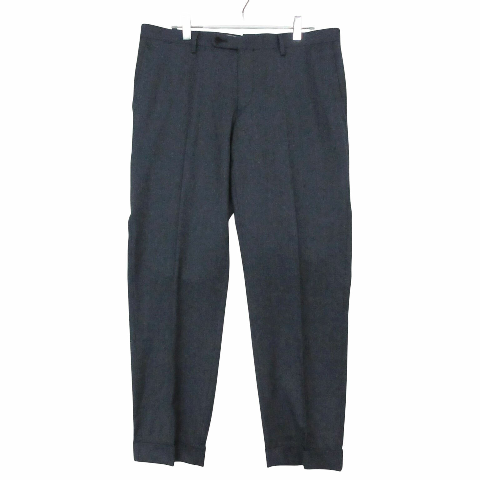 Rakuten - blazer's bank com ブレザーズバンクドットコム パンツ REDA社製 スラックスパンツ ロールアップ ブルー LL メンズ 【中古】