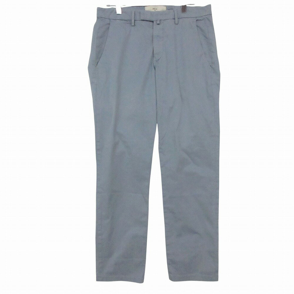 乐天商城 - BRIGLIA ブリリア パンツ ノータック トラウザーパンツ スラックス ライトブルー 46【M】 メンズ 【中古】