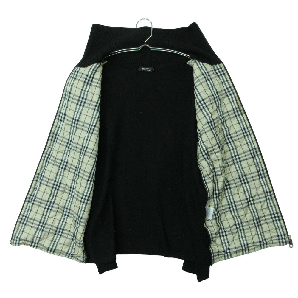 BURBERRY BLACK LABEL バーバリーブラックレーベル ブルゾン ジップアップ ニット ジャケット ホース刺繍 裏 comradebarge-10018287 コムレイドバージ楽天市場店 サンプル画像3