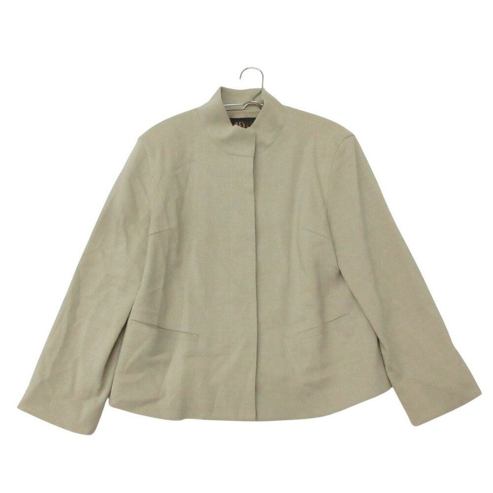 Rakuten - TO BE CHIC トゥービーシック スカート カシミヤ混 ボーダー リボン フレア ミディ丈 ボトムス ブラック 40【L】 レディース 【中古】