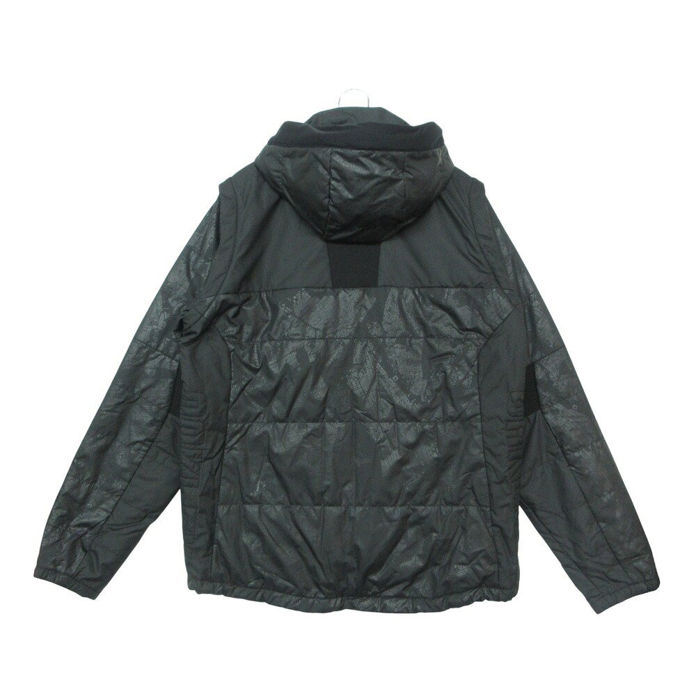 美品 OAKLEY オークリー ブルゾン 中綿入り パファー ジャケット ベスト 2WAY ゴル...