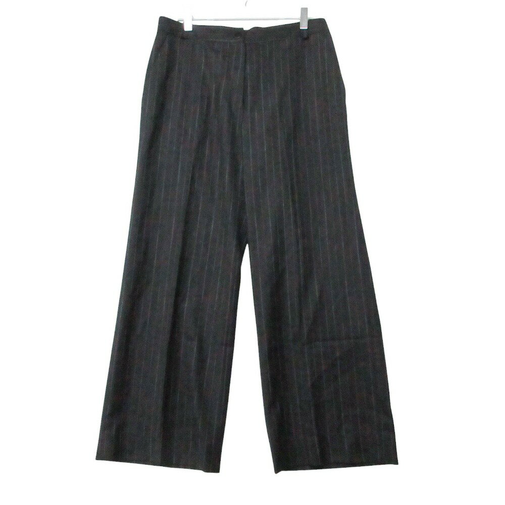Rakuten - Double ダブル パンツ ピンストライプ センタープレス グレー 40【L】 レディース 【中古】