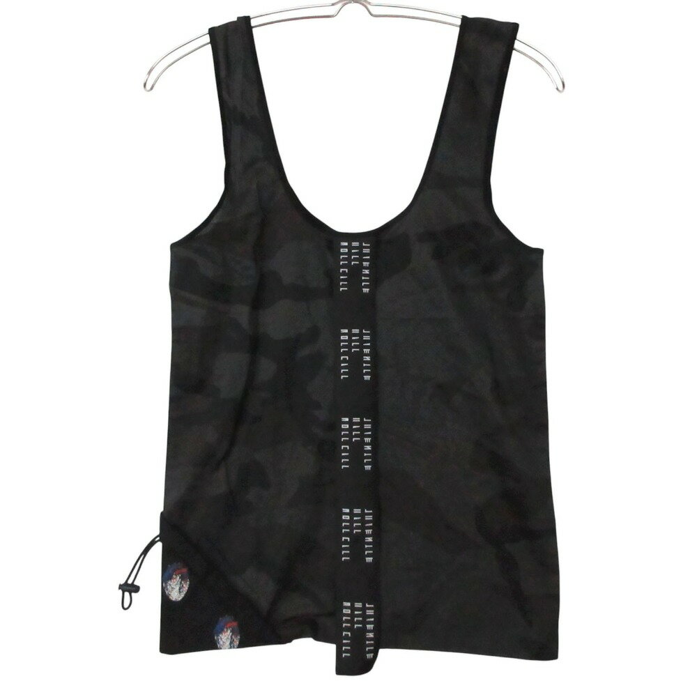 Rakuten - JUVENILE HALL ROLLCALL ジュベナイルホールロールコール エコバッグ B.I.T.B 10th Black カモフラージュ柄 迷彩柄 トートバッグ カバン 鞄 収納袋 ドッキング ブラック メンズ レディース 【中古】
