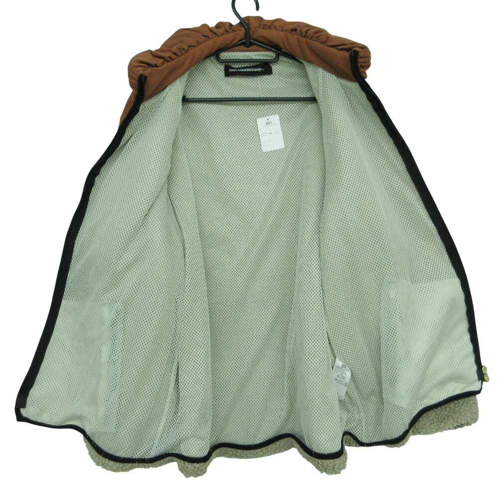 mercibeaucoup × LEE メルシーボークー×リー ブルゾン 切替ボア ロゴ ジップ 長袖 ...