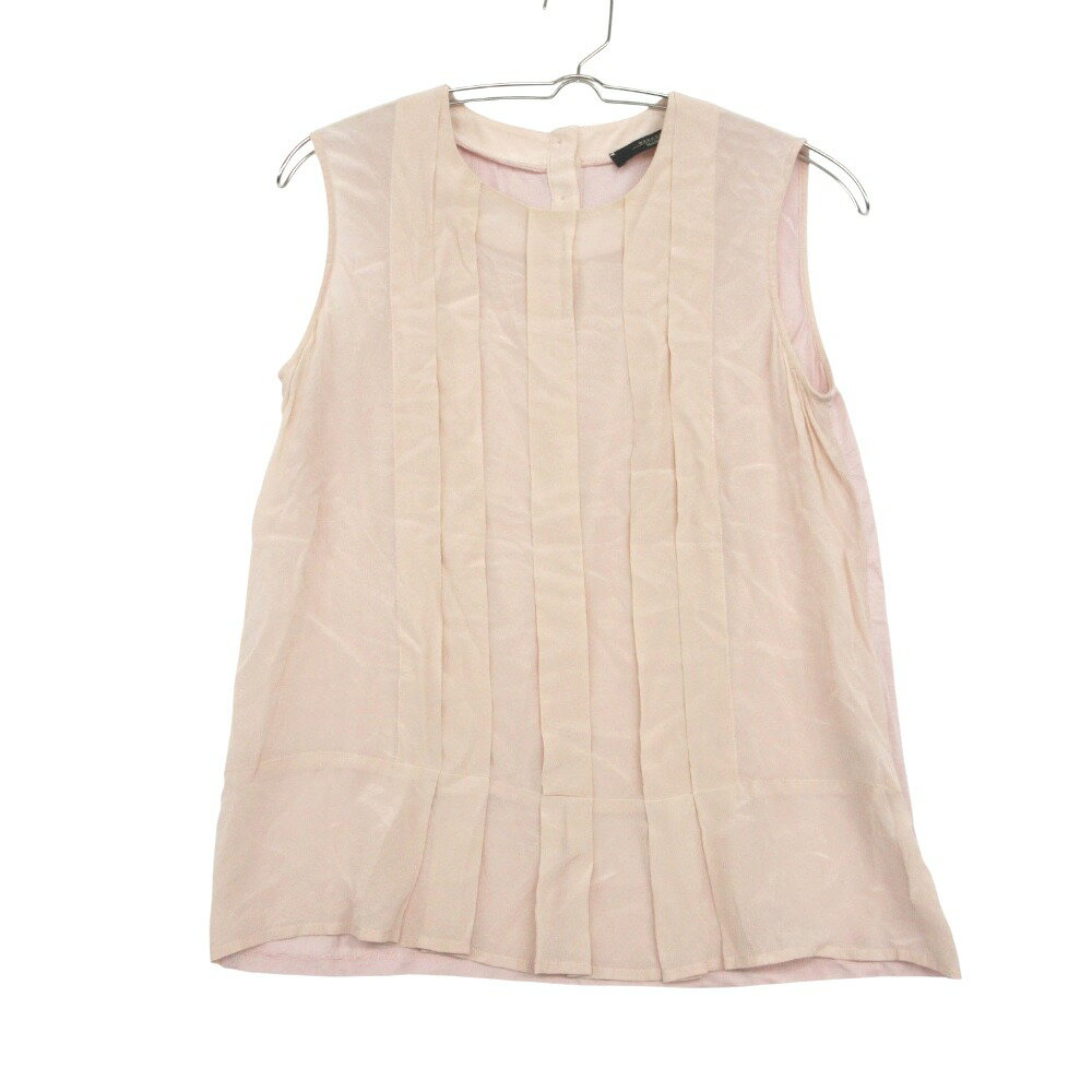 Rakuten - MAX MARA マックスマーラ ブラウス weekend トップス ノースリーブ プリーツ ピンク S【S】 レディース 【中古】
