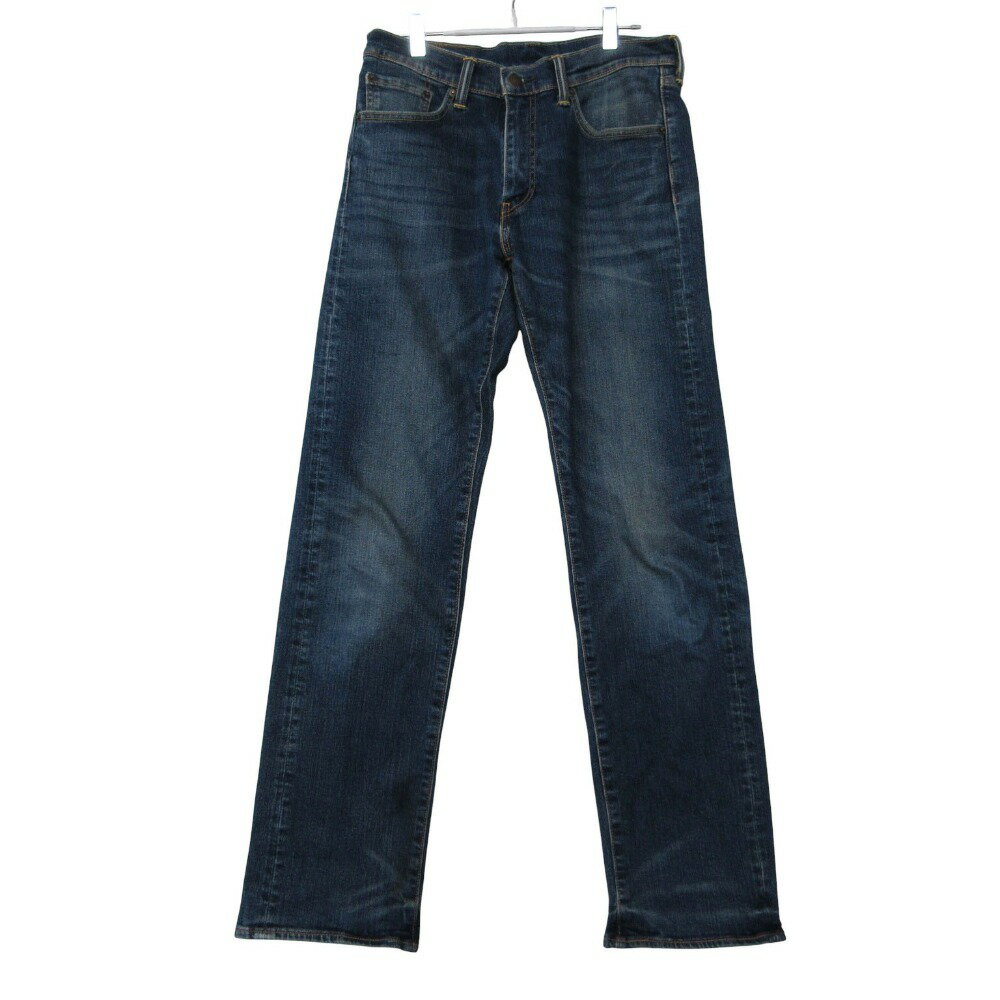 樂天商城 - Levi's リーバイス デニムパンツ ボトムス ジーンズ フルレングス ストレート ブルー W30 L32【M】 メンズ 【中古】