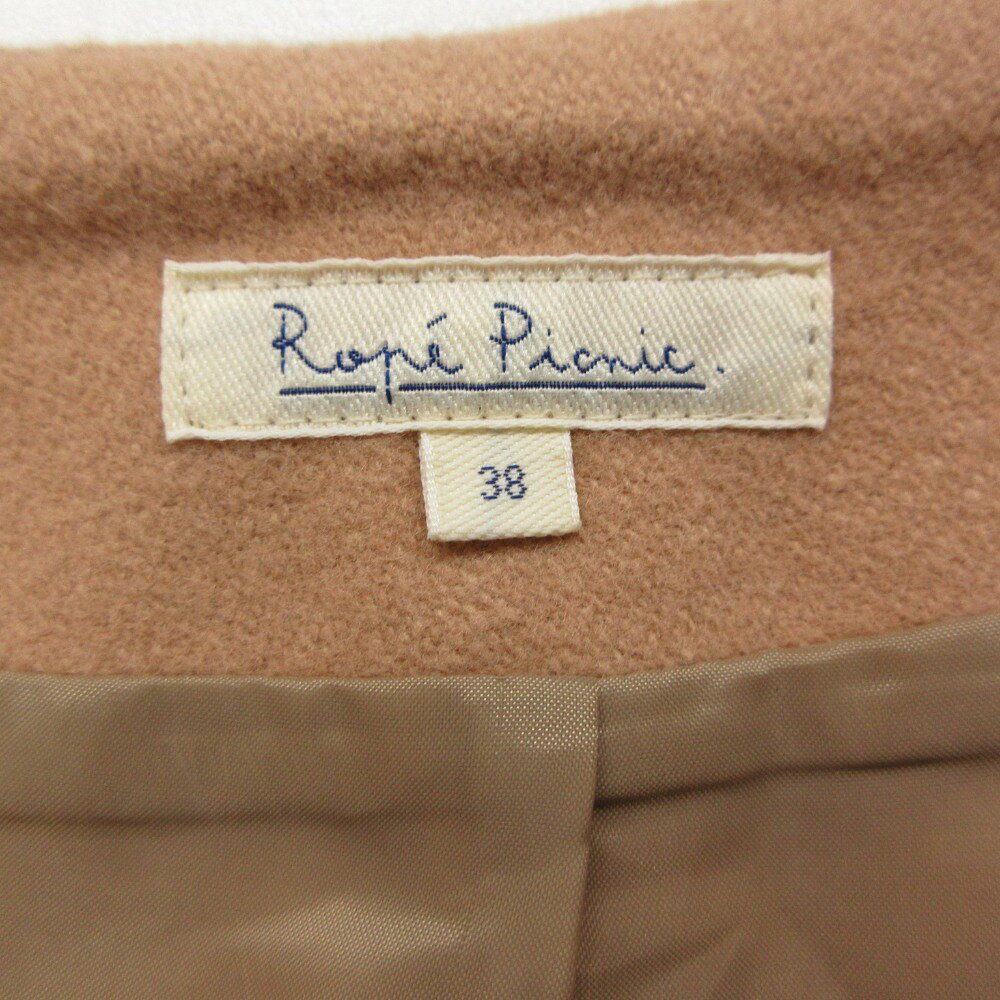 ROPE PICNIC ロペピクニック ミニスカート ボトムス バックファスナー Aライン ポケット 裏地付き ベージュ 38【M】 レディース 【中古】 comradebarge-10019191 コムレイドバージ楽天市場店 サンプル画像3