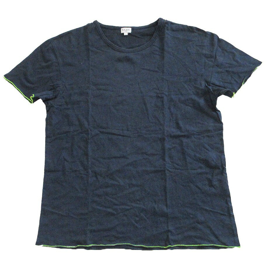 乐天商城 - Paul Smith ポール・スミス 半袖Tシャツ コットン100％ ネイビー L レディース 【中古】