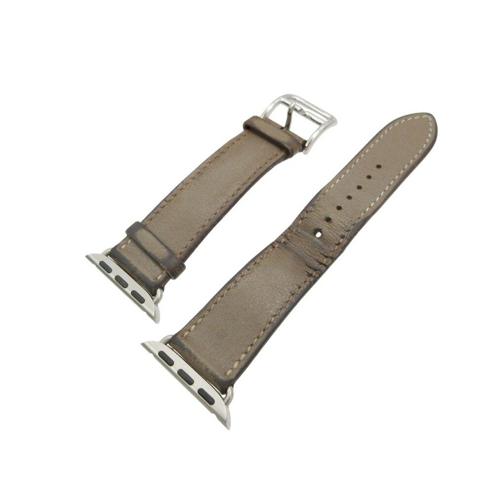 Rakuten - HERMES エルメス アクセサリー 42/44/45/49mm系 アップルウォッチ レザーベルト グレージュ メンズ レディース 【中古】