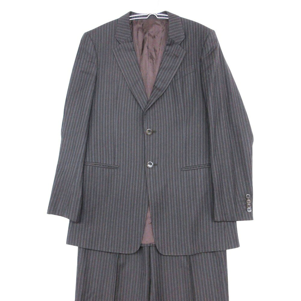 乐天商城 - ARMANI COLLEZIONI アルマーニコレッツォーニ スーツ セットアップ ノッチドラペル 2B ジャケット スラックス パンツ LUXURY ブラウン 48【M】 メンズ 【中古】
