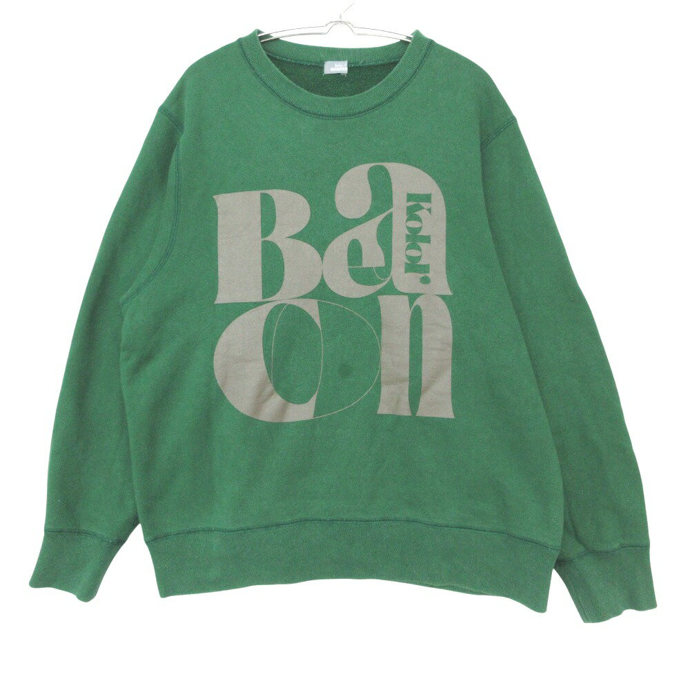樂天商城 - kolor BEACON カラービーコン スウェット 30/7裏毛スウェット トレーナー 長袖 トップス オーバーサイズ グリーン 1【M】 メンズ 【中古】