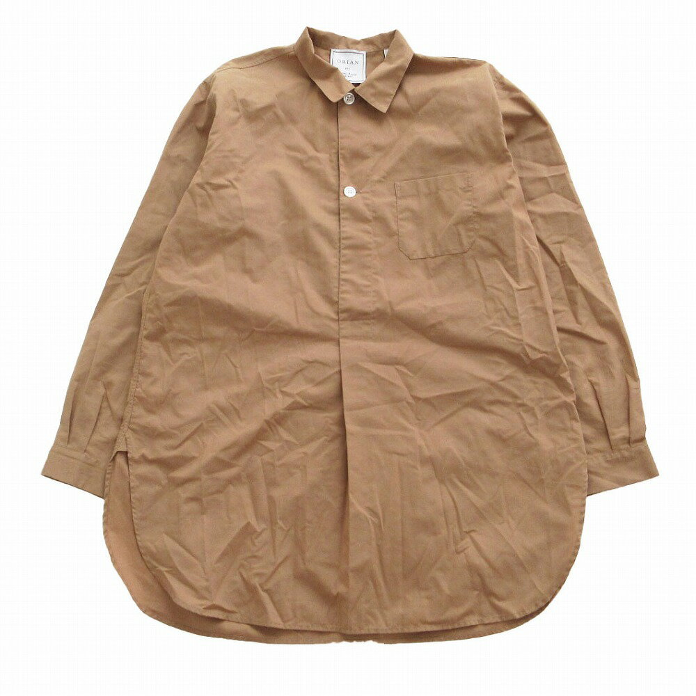 乐天商城 - BEAMS ビームス 長袖シャツ demi-luxe コットン カジュアルシャツ ベージュ S メンズ 【中古】