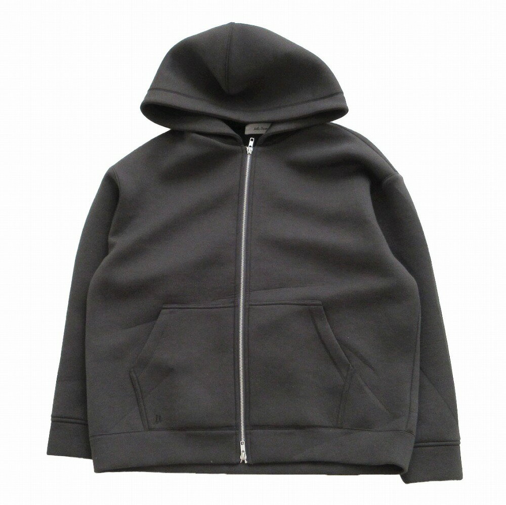 乐天商城 - Mira Owen ミラオーウェン パーカー ボンディング ジップアップ ビッグ グレー ONE SIZE レディース 【中古】