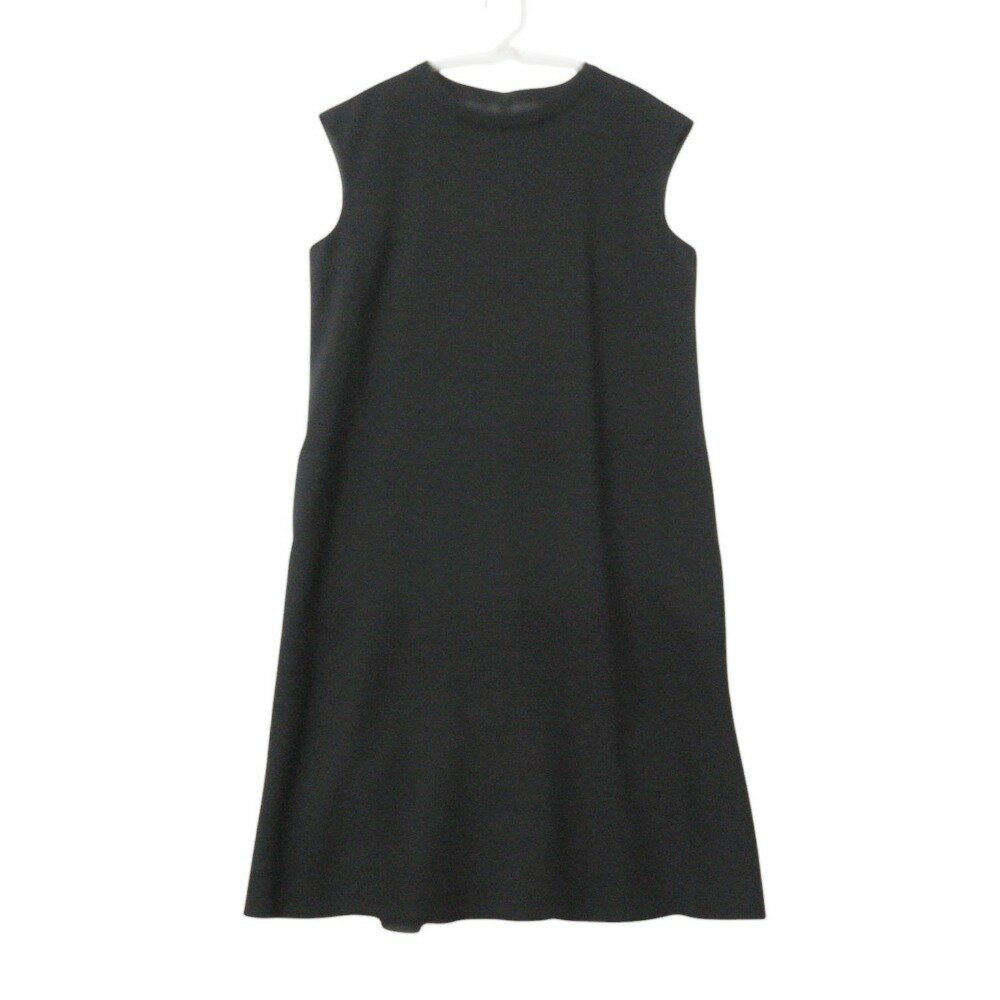 乐天商城 - 美品 DoCLASSE ドゥクラッセ ワンピース ノースリーブ ロング 裾フレア ブラック 13【XL】 レディース 【中古】