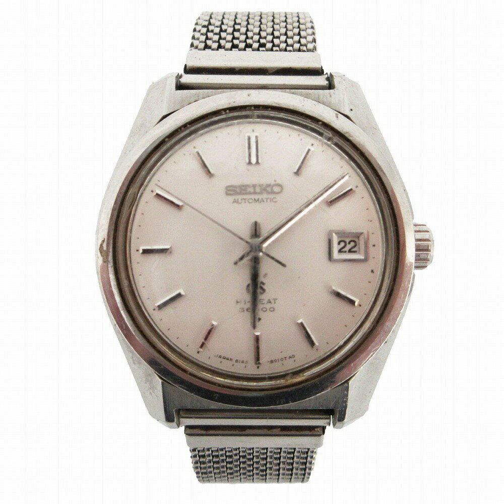 SEIKO セイコー Grand Seiko グランドセイコー 腕時計 自動巻き ハイビート Ref.6145-8000 AT オートマチック シルバー メンズ 【中古】
