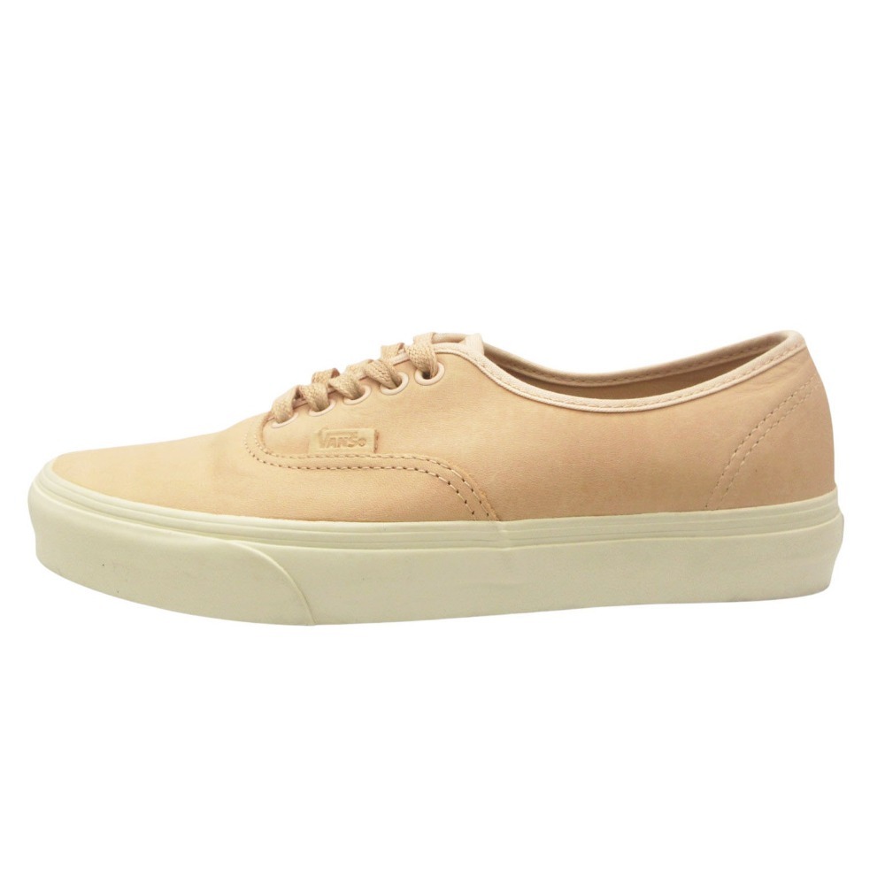 VANS バンズ スニーカー オーセンティック ベジタブルタンニンレザー エイジング シューズ 靴 ベージュ 8.0 26cm メンズ 