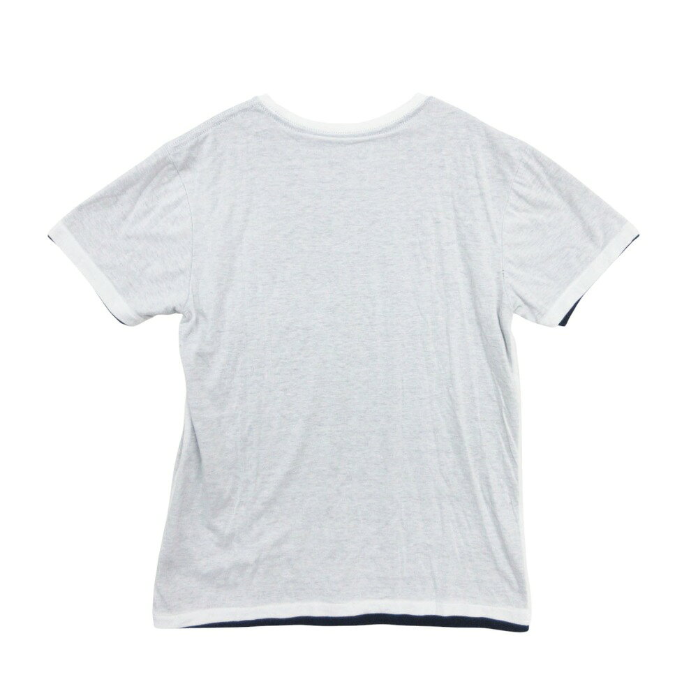 junhashimoto ジュンハシモト ナノユニバース 半袖Tシャツ トップス 二重仕立て クルーネック レイヤード ホワイト L【L】 レディース 【中古】 comradebarge-10023674 コムレイドバージ楽天市場店 サンプル画像2