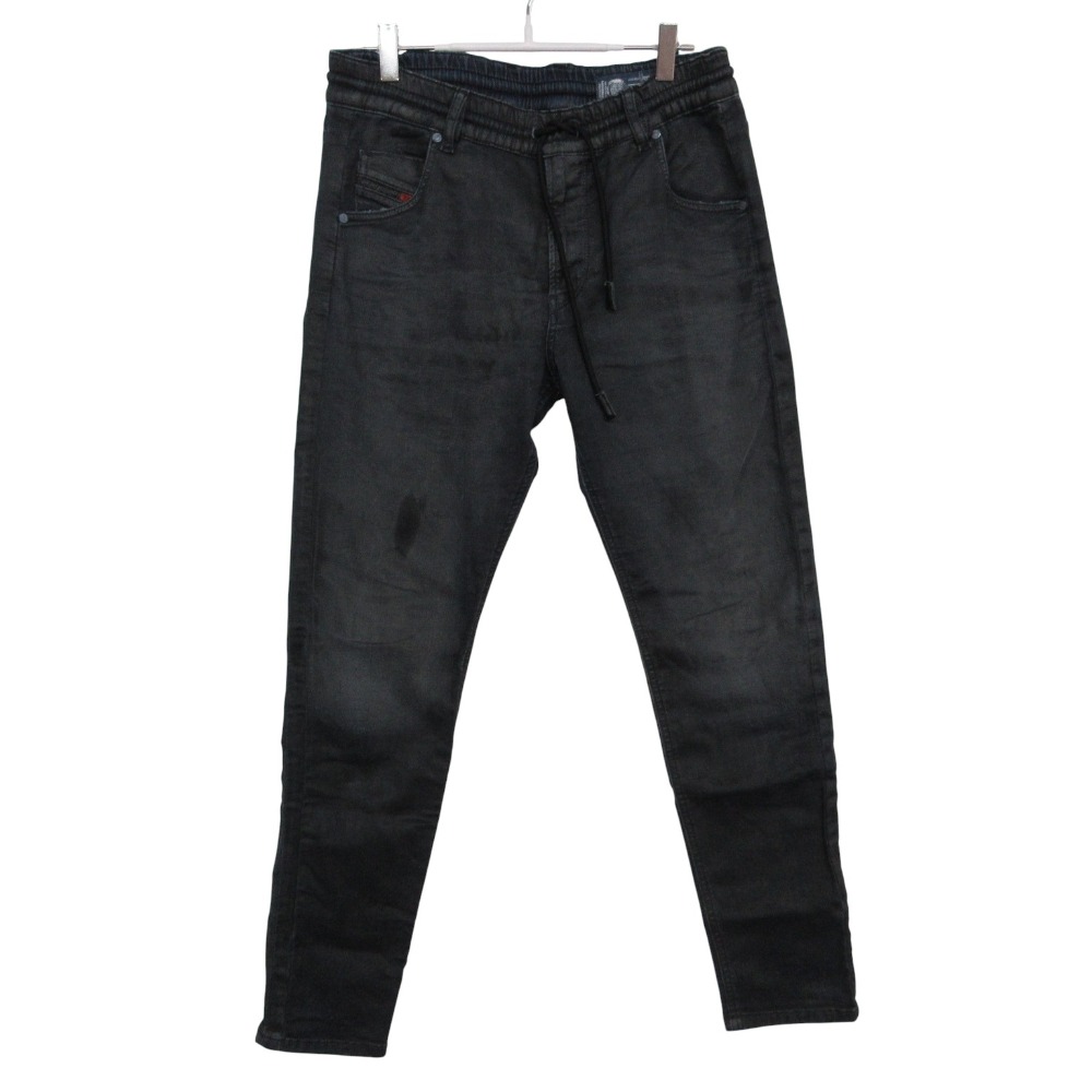 DIESEL ディーゼル デニムパンツ KRAILEY Ne Sb ストレッチ コーティング加工 ジョグジーンズ ボトムス 5ポケット ハイライズ ブラック 27 レディース 