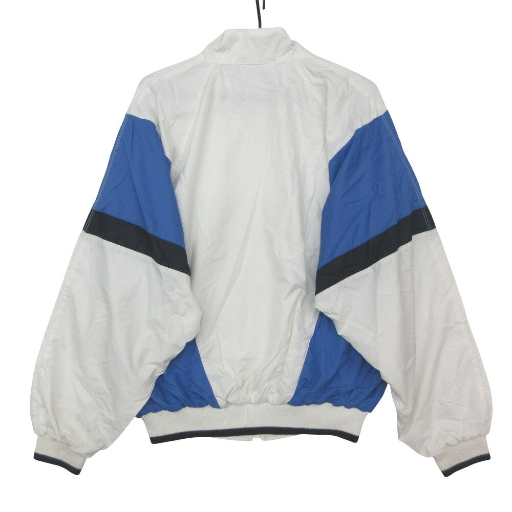 80s 90s ヴィンテージ LACOSTE ラコステ CHEMISE シミーズ ブルゾン ロゴ入り ウインドブレーカー ジャケット アウター ジップアップ ホワイト 3【M】 メンズ 【中古】